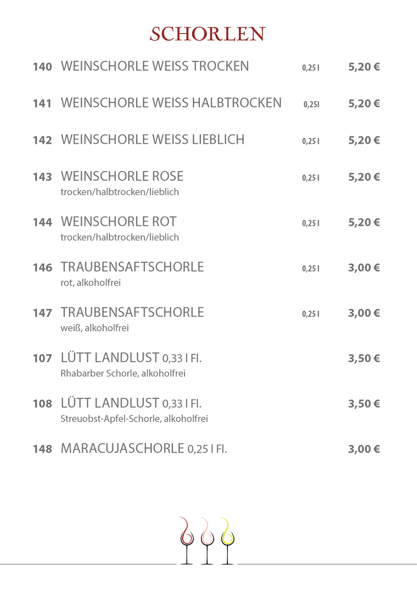 Pfaelzer Weintreff Getraenkekarte 13